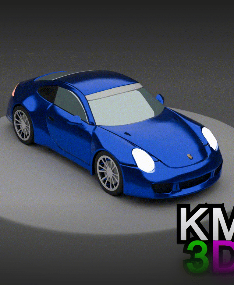 Porsche 911 Carrera 3d model