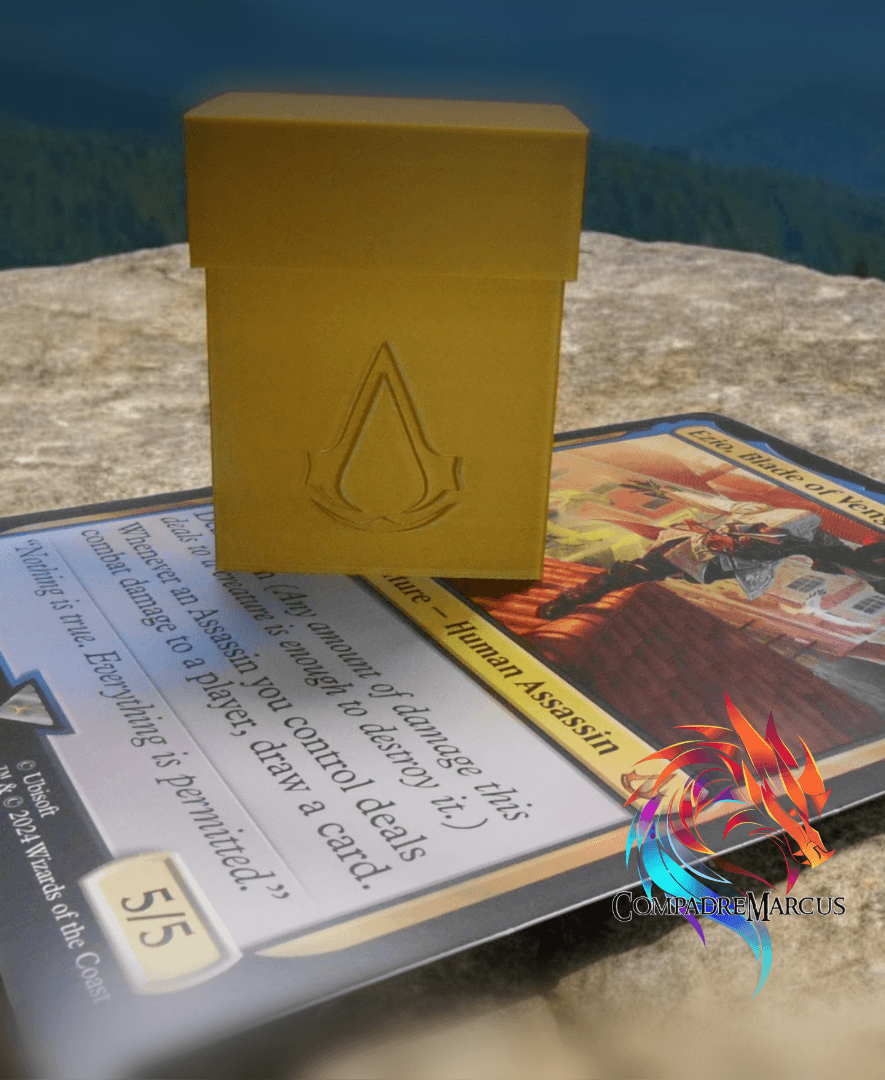 Magic the Gathering Basic deck box (Assassins Creed / Dragon Ball) 3d model