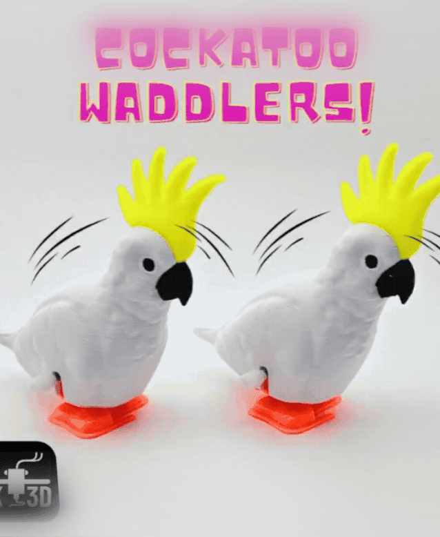 Waddlers - Cockatoo / 3MF Included 3d model