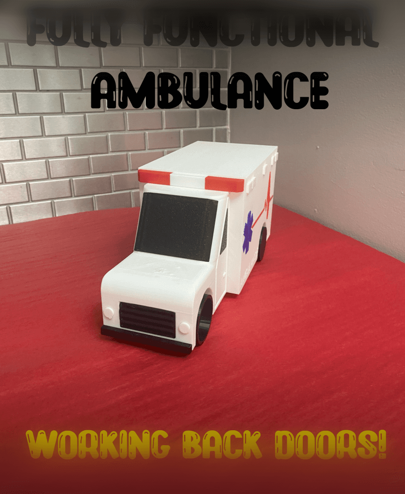 The Ambulance! 3d model