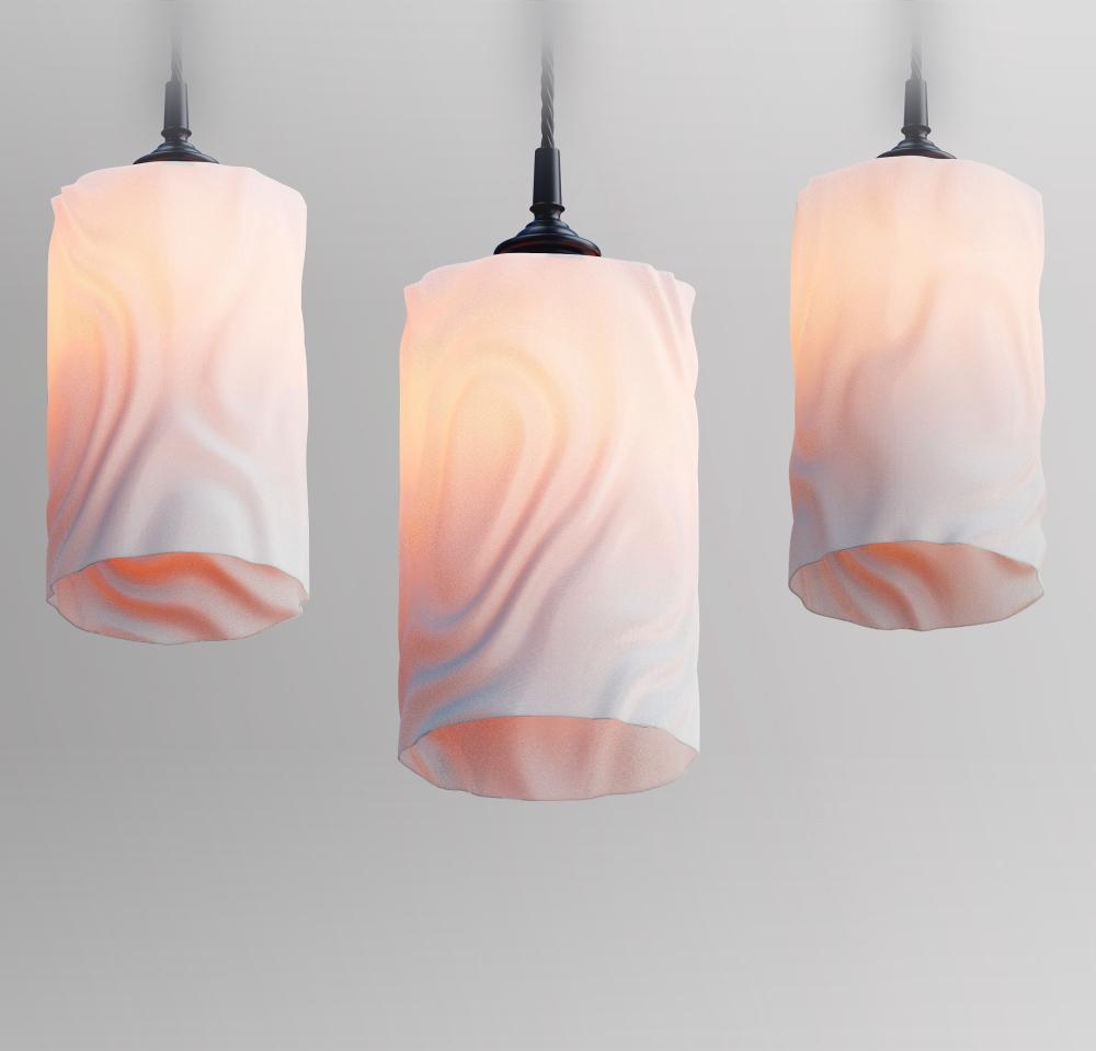 Ripple Light Pendant Design  3d model