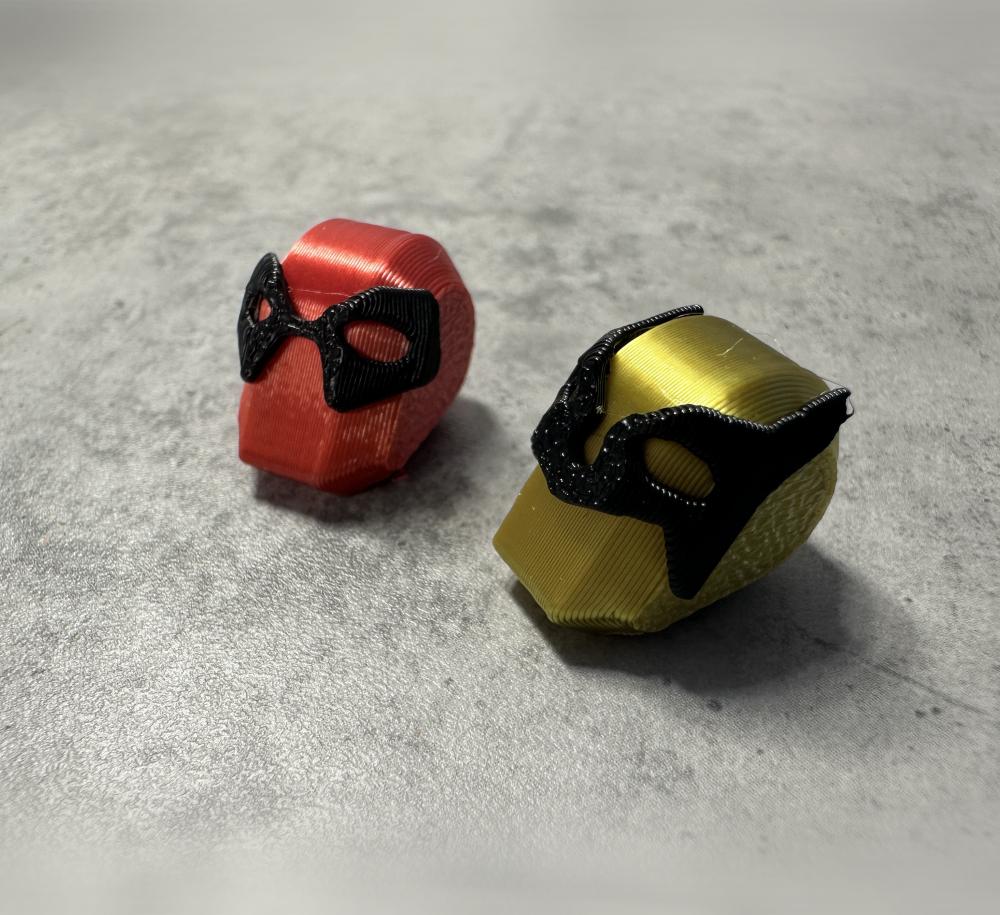 DEADPOOL WOLVERINE MASKS for DUMMY13 3d model