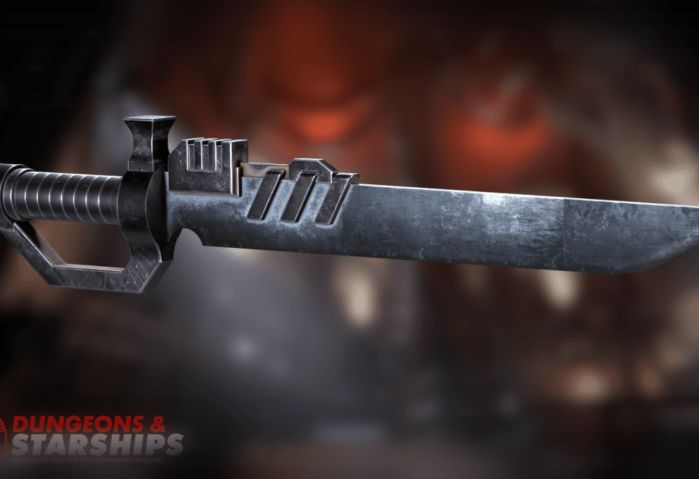 Imperial Commissar's Power Sword - Warhammer 40k 3d model