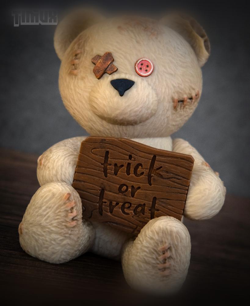 TEDDY BEAR ZOMBIE 3d model