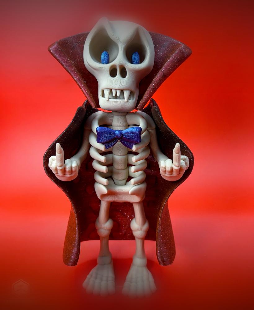 Vampire Skeleton 3d model