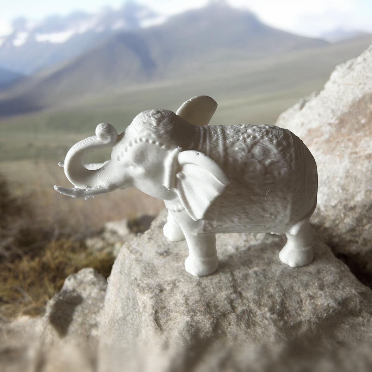 Indian style elephant 3d model