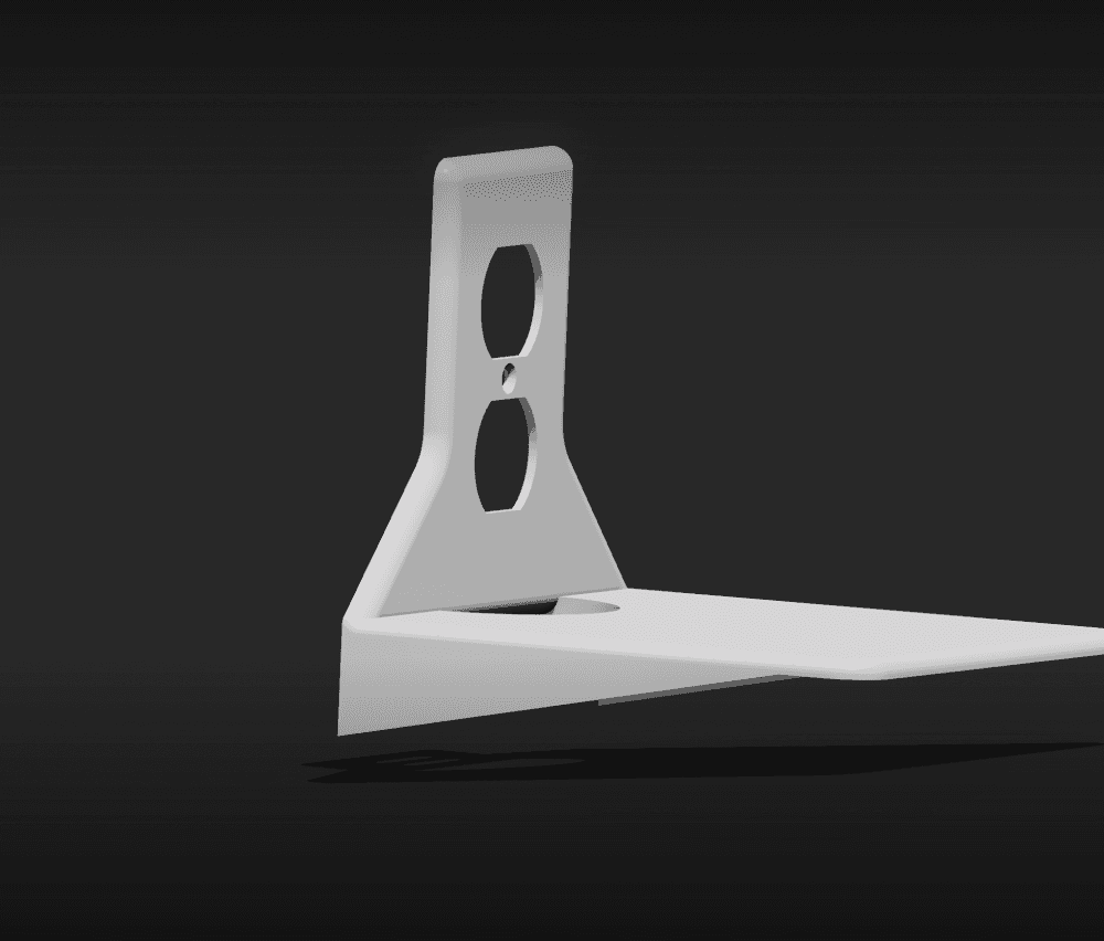 echo outlet shelf 3d model