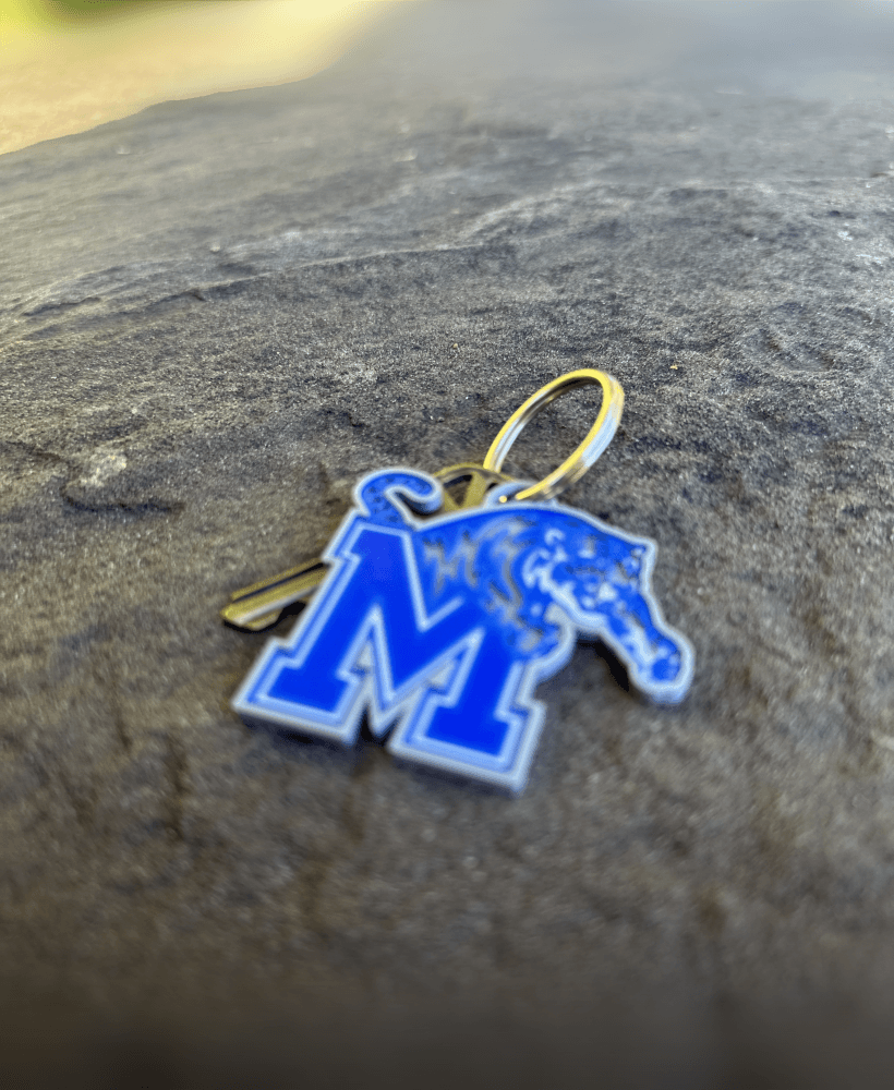 University of Memphis Tigers Keychain - Tigers 3d model