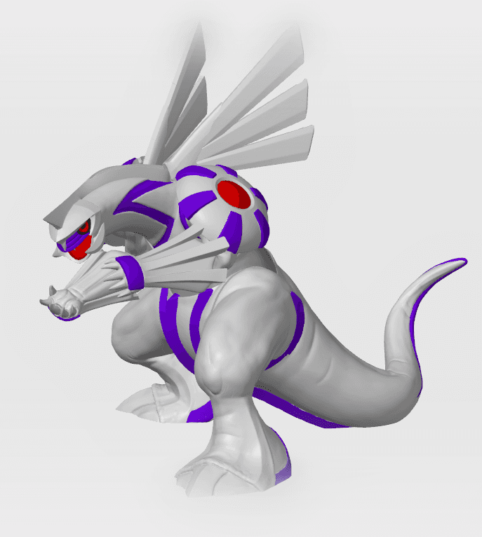 Articulated Palkia (3mf included) 3d model