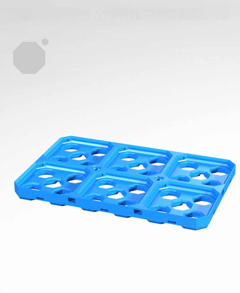 3x2 - Multibin Base Plate 3d model