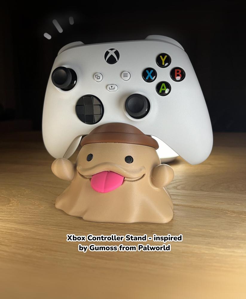 xBox Controller Stand - Inspired by "Gumoss by Palworld" 3d model