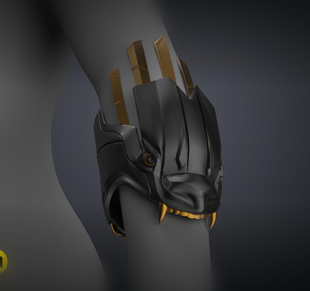 Shuri’s Vibranium Gauntlets – Wakanda Forever 3d model