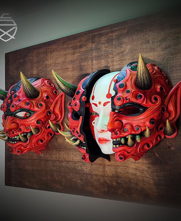 Honnari Hannya 3d model