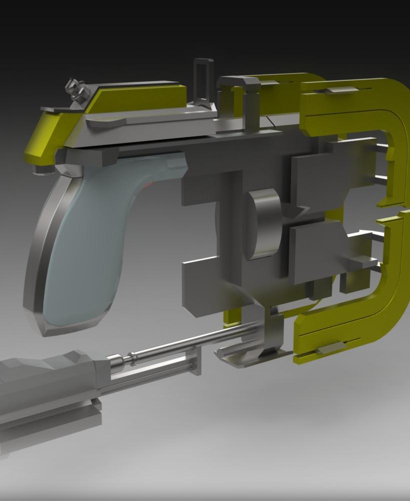 Dead Space Plasma Cutter 3d model