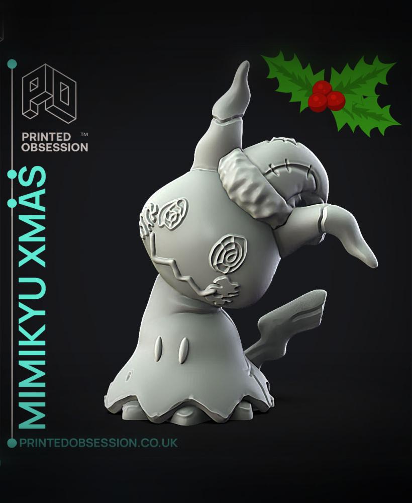 Mimikyu Xmas - Pokemon - Fan Art 3d model