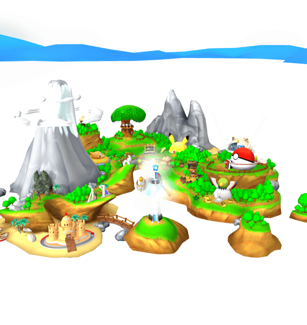 Camp Pokemon 3d model