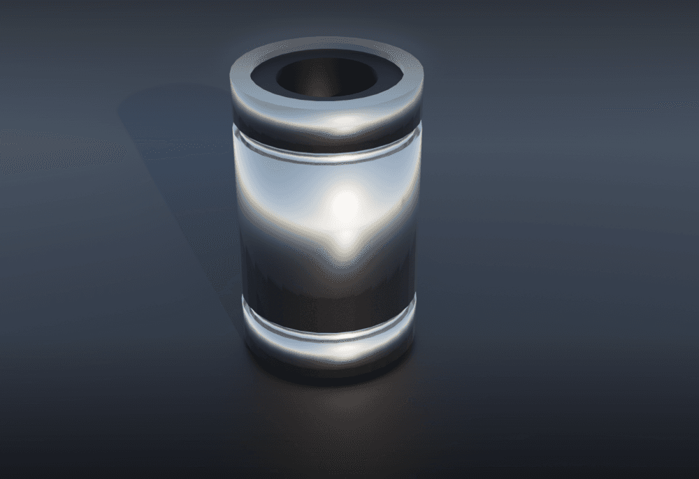 LM8UU bearing object with exact dimensions 3d model