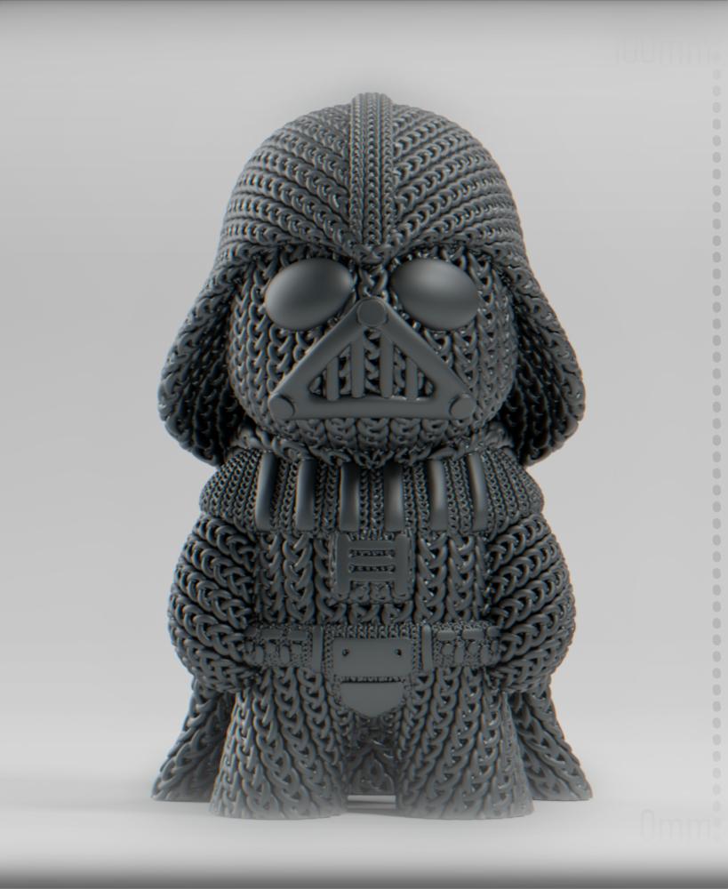 Knitted Darth Vader | Star Wars Fan Art 3d model