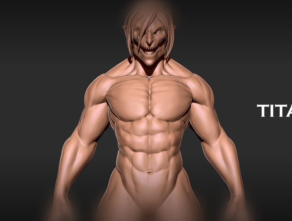 AOT - Eren Yeager 3D print model 3d model