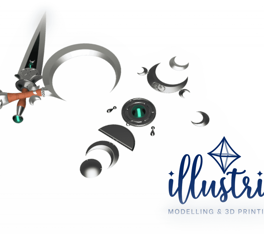 MELINOE Accessories STL FILES [Hades 2] 3d model