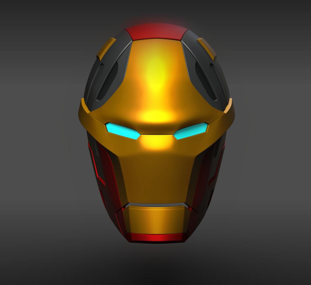 Iron Man Model 72 Helmet 3d model