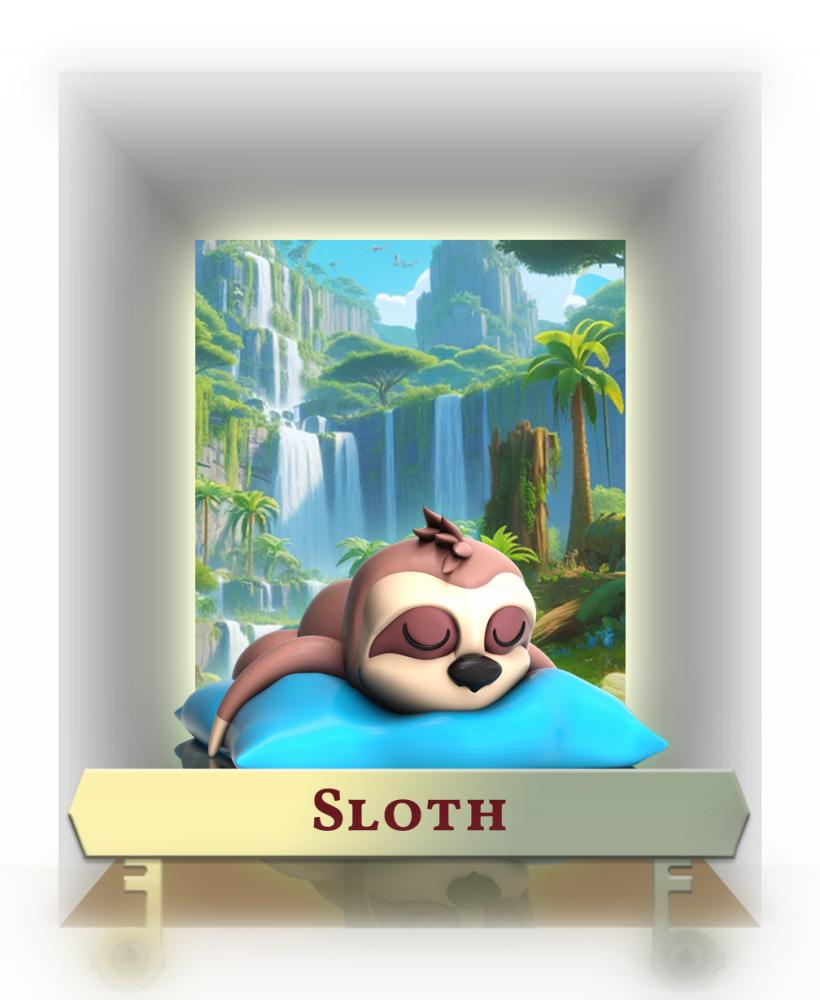 Throwback Sloth from 2022 3d model