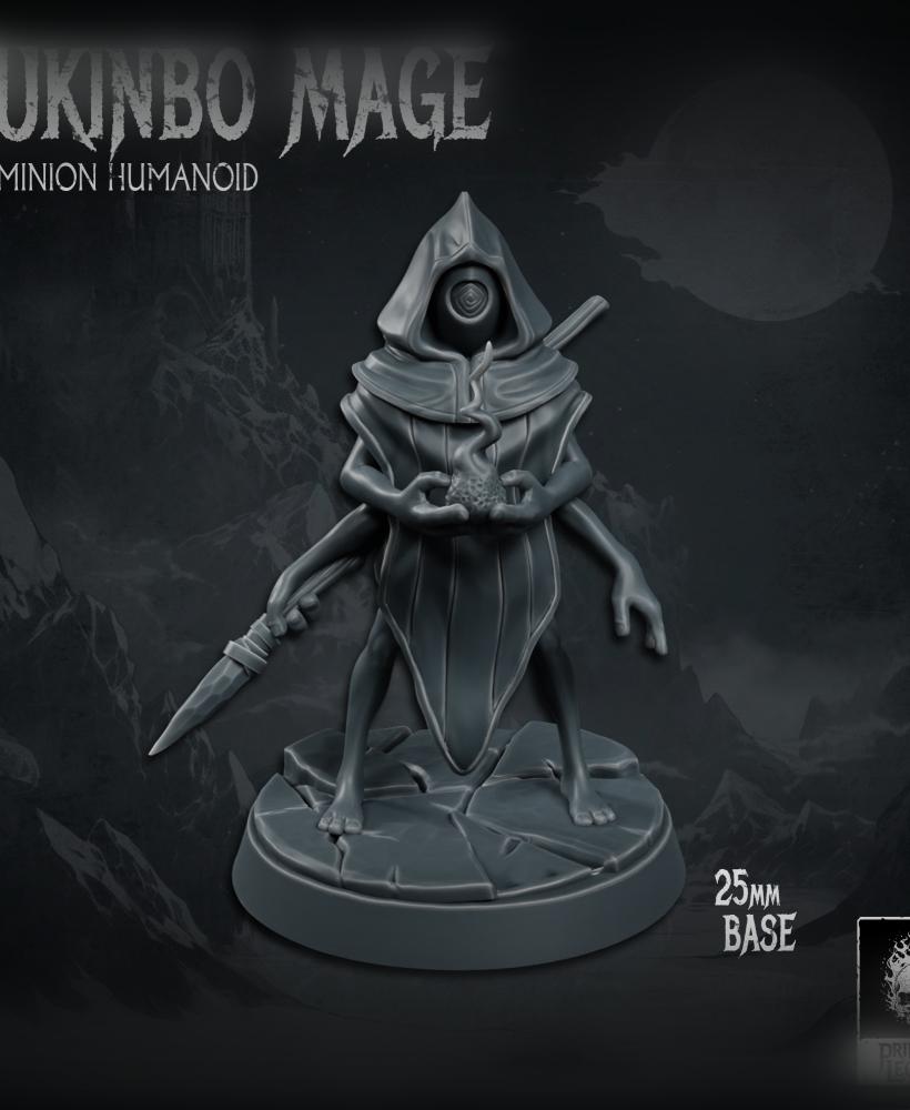 Yukinbo Mage 04 (25mm Base) 3d model