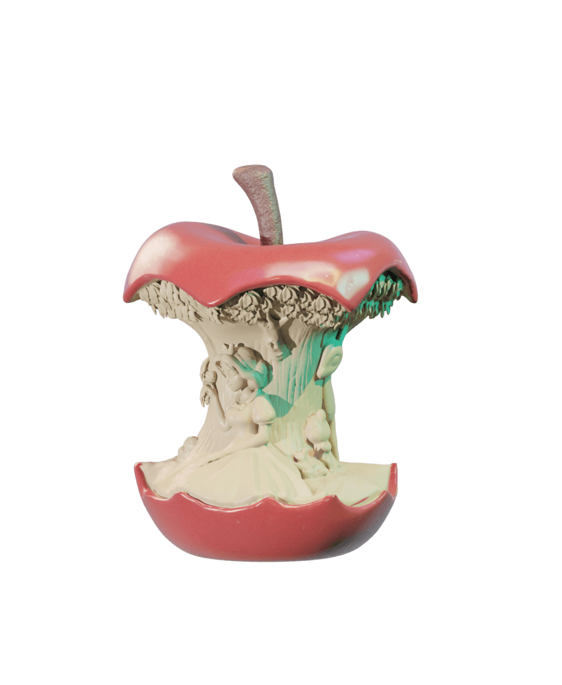 Snow White Apple 3d model