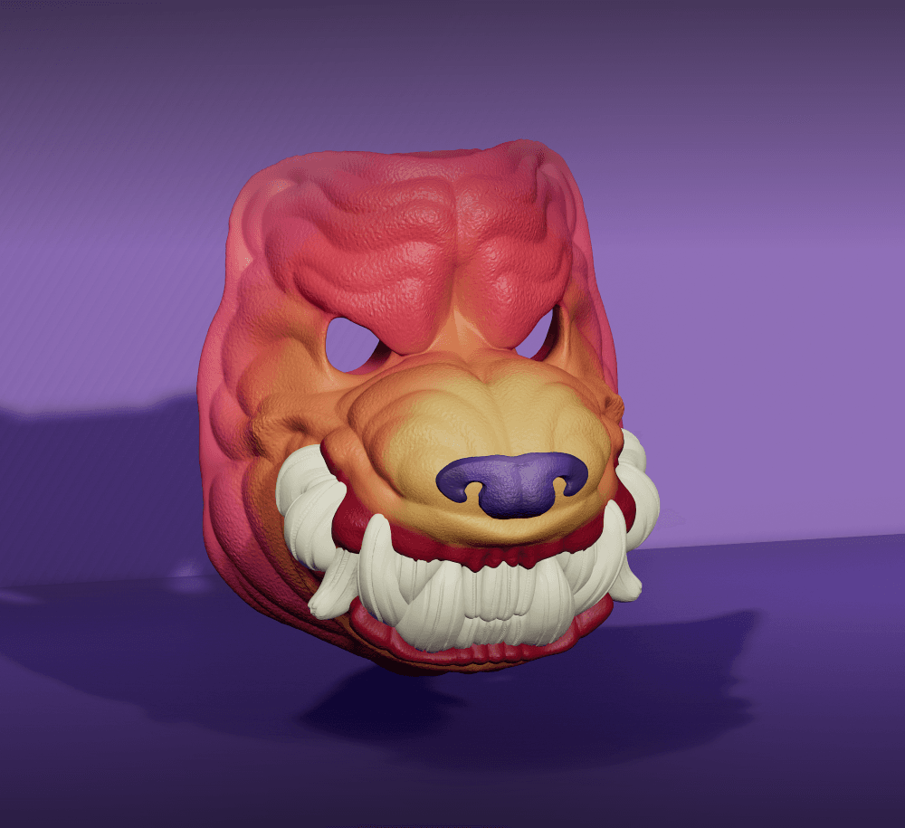 Tiger Mask 3d model