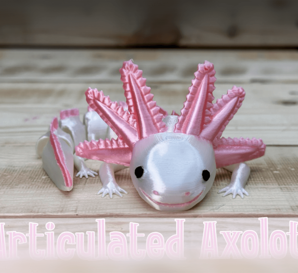 Axolotl - Articulated Sea Creature 3d model