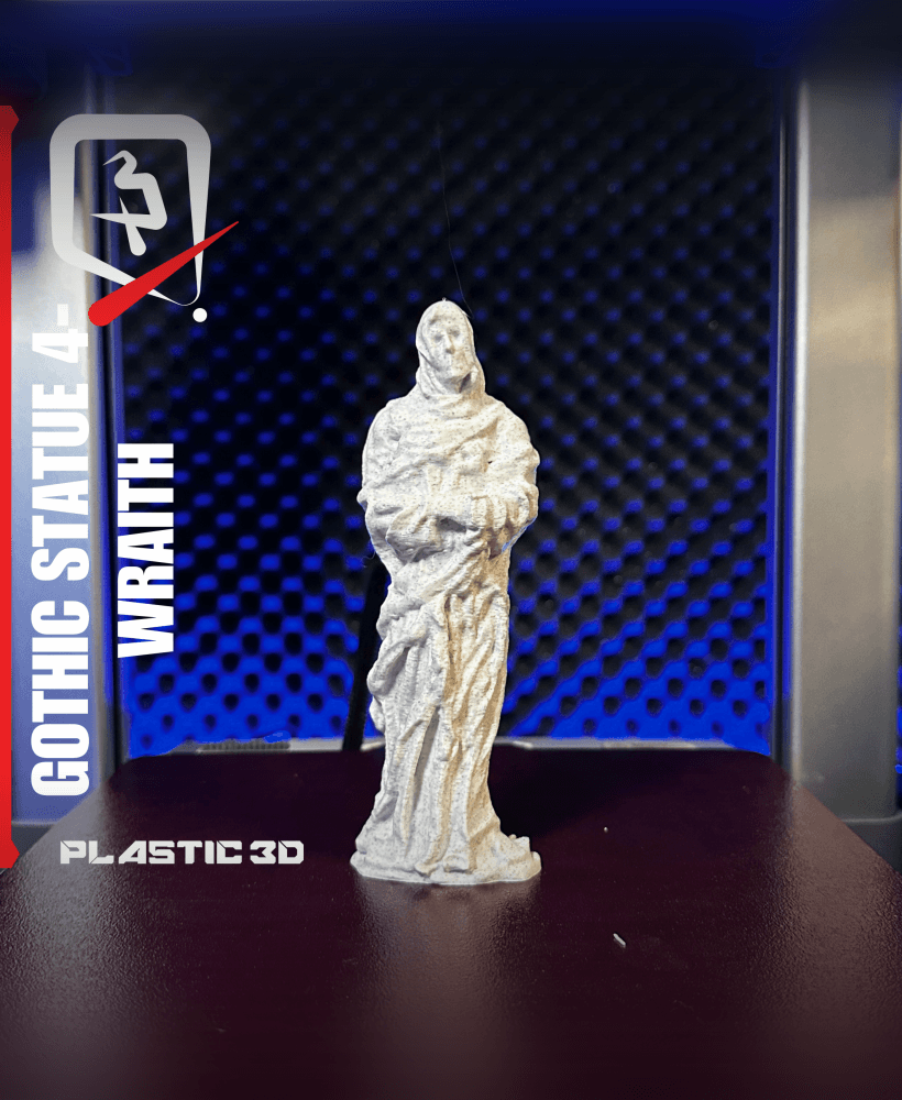 Supportless Gothic Statue 4- Wraith 3d model