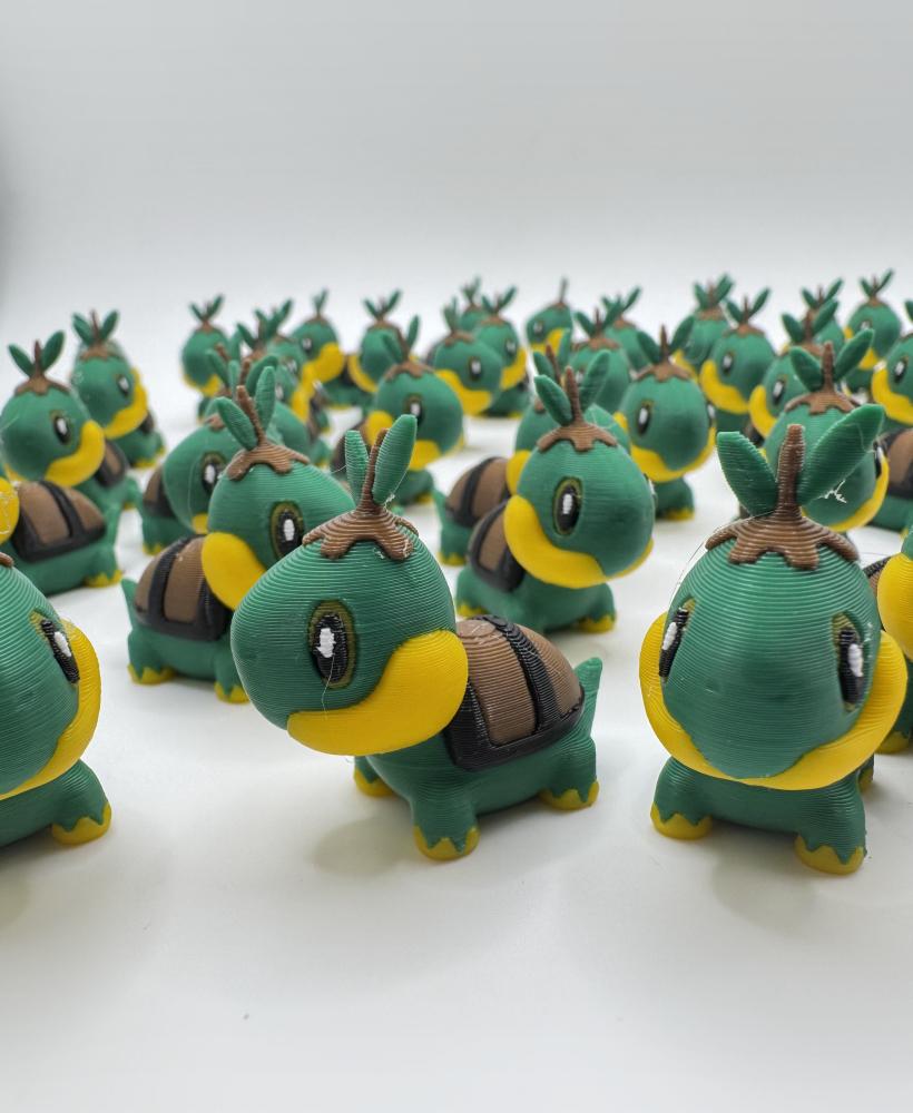 Turtwig Pokemon (Nosupport, 3mf included) 3d model