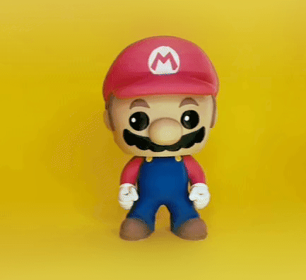 SuperMario 3D Bobblehead Funko Pop! Style Figure 3d model