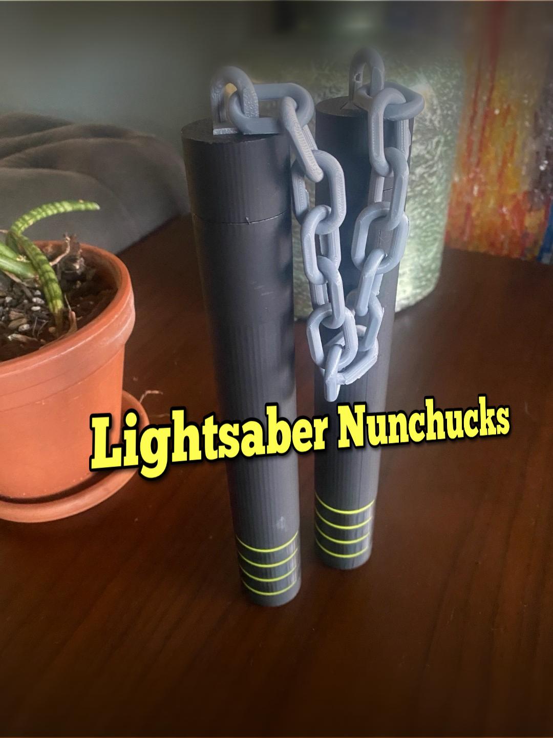 The Lightsaber Nunchucks 3d model