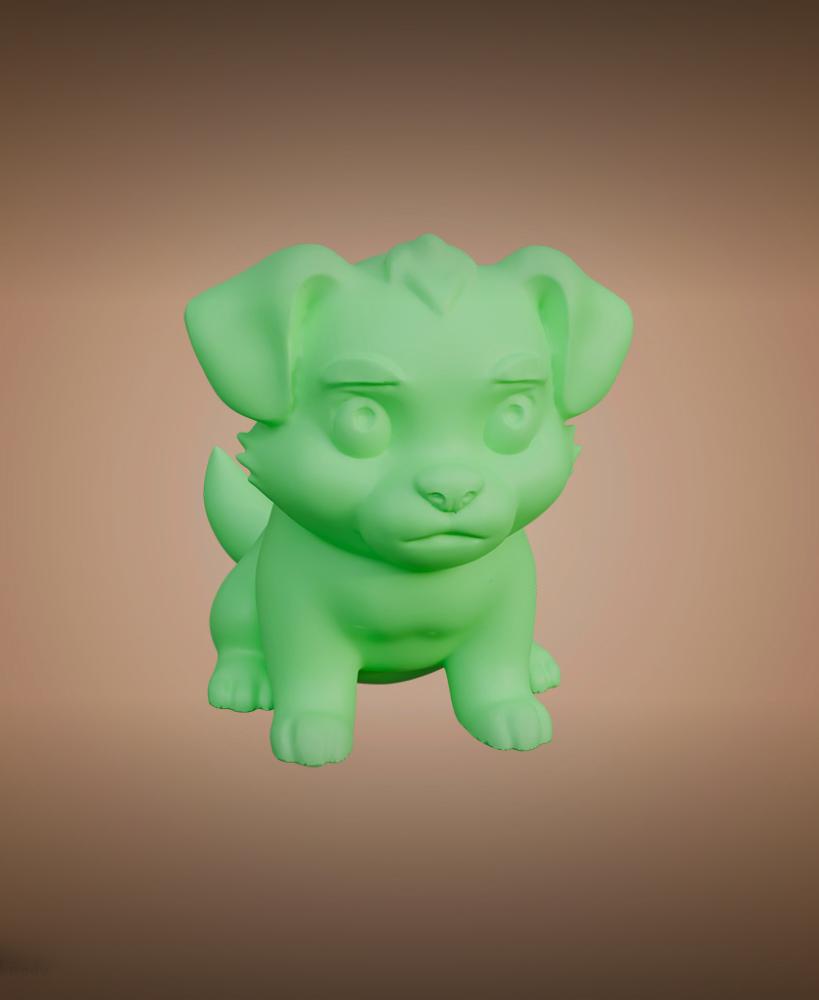 Happy Puppy 3d model