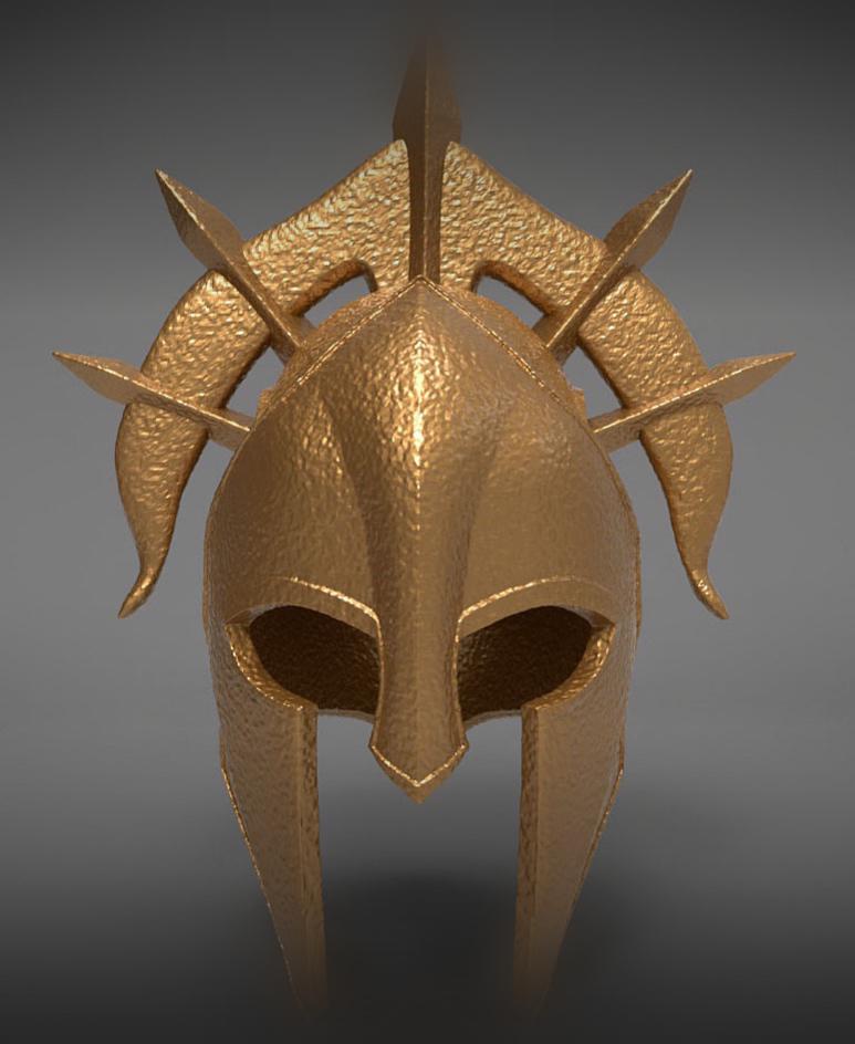 Aquaman Gladiator  helmet 3d model