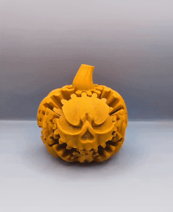 Gear Jack-O-Lantern 3d model