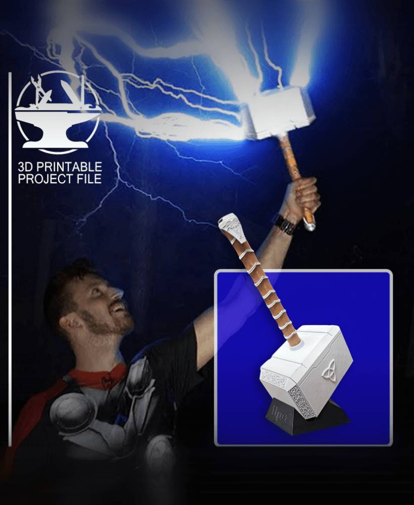 Thor's Hammer 3d model