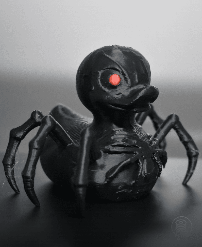 Halloween Spider Duck 3d model