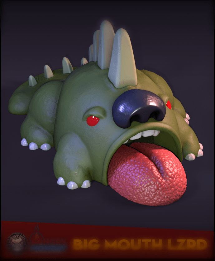 Big Mouth Lzrd 3d model