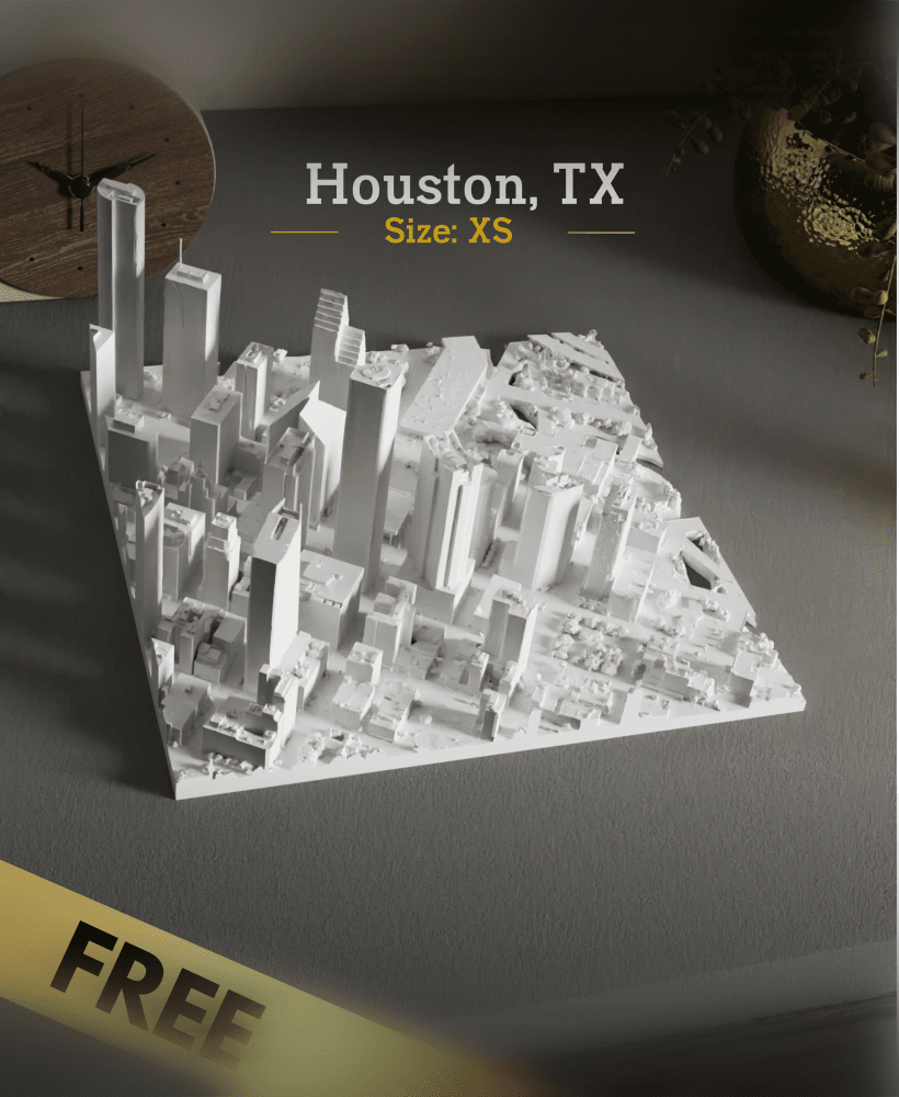 Houston, TX - Small 3d model