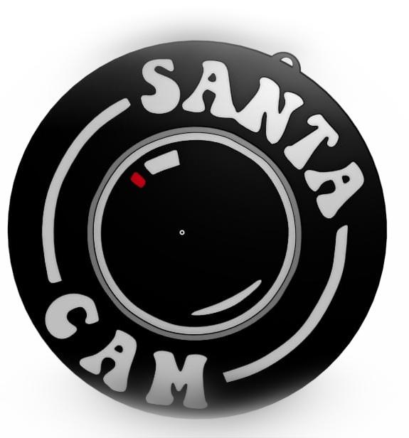 Santa Cam Ornament 3d model