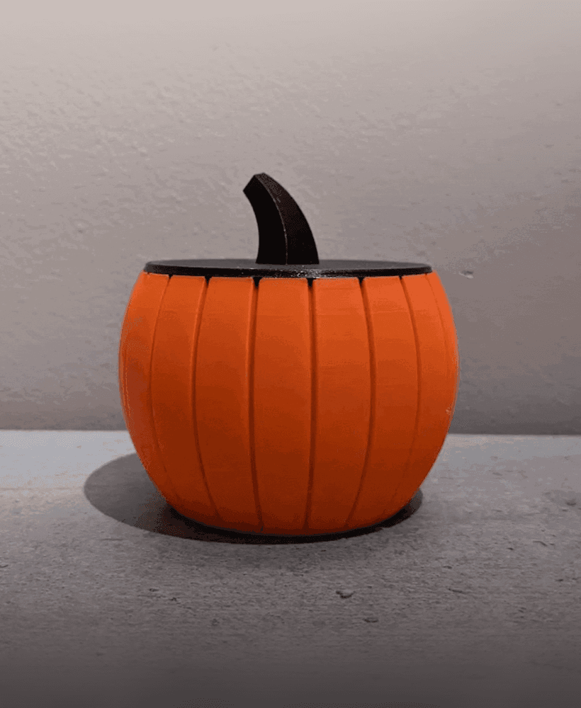 Minimalist Pumpkin Lantern/Jar 3d model