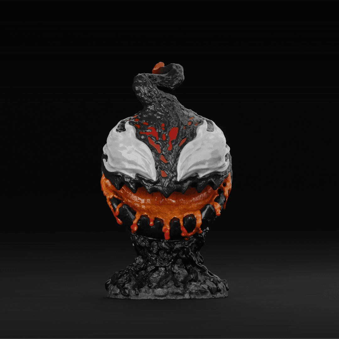 Red Goblin Pumpkin Bomb 3D Print File STL 3d model