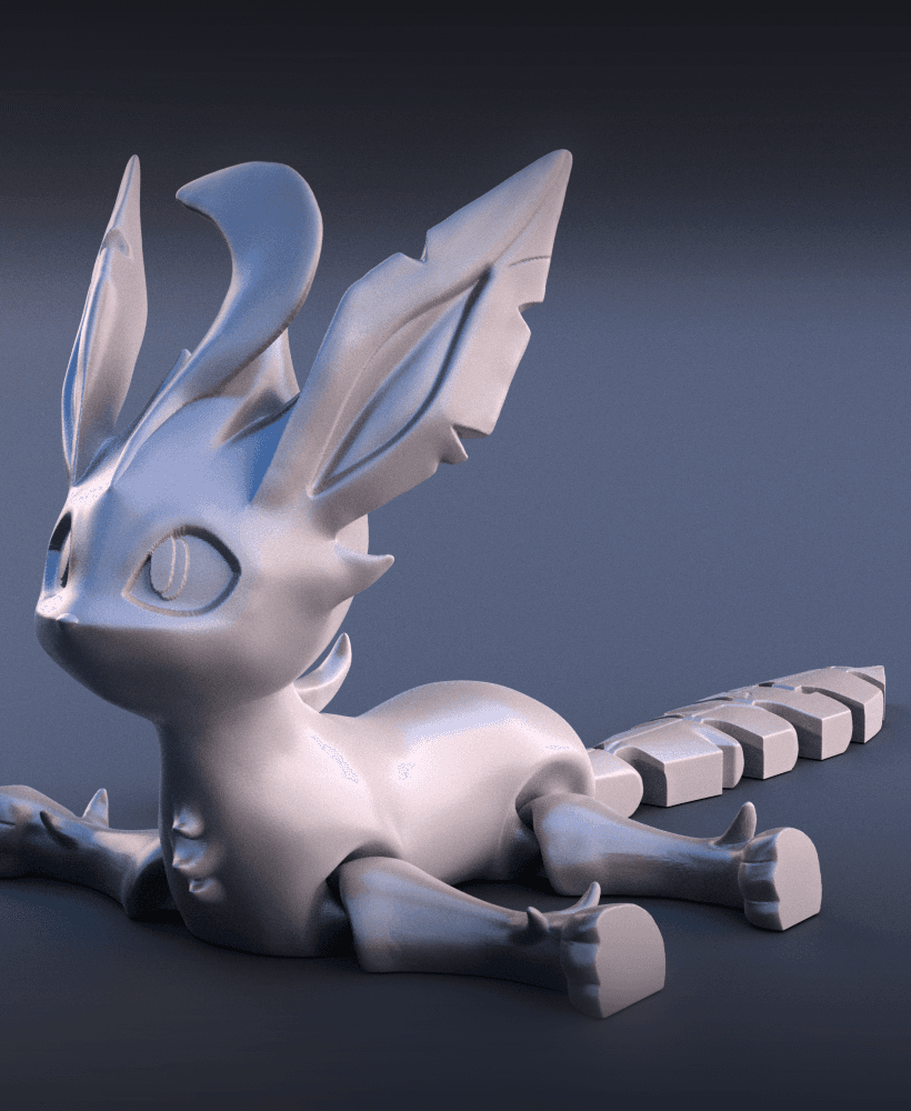 Articulating Leafeon - Pokemon 3d model