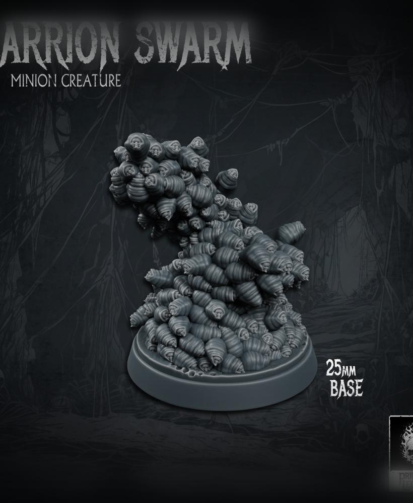 Carrion Swarm 04 (25mm Base) 3d model