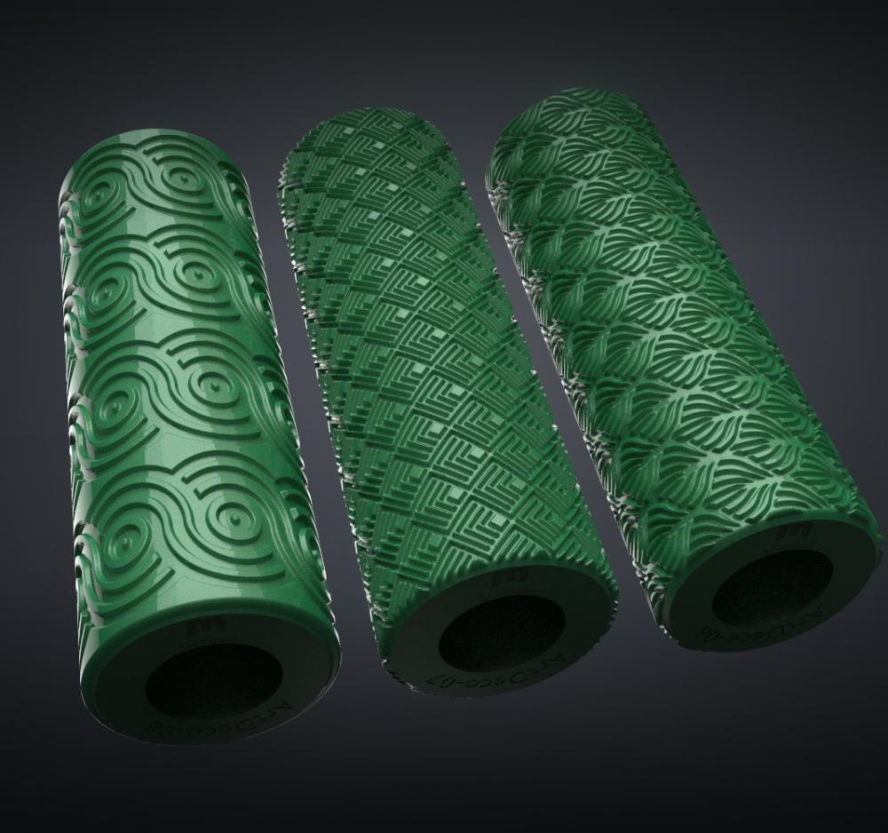 Texture Rollers Art Deco wide Vol.1 (1-3) 3d model