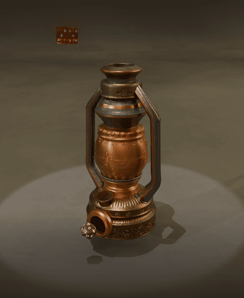 Lamp Dice Tower 3d model