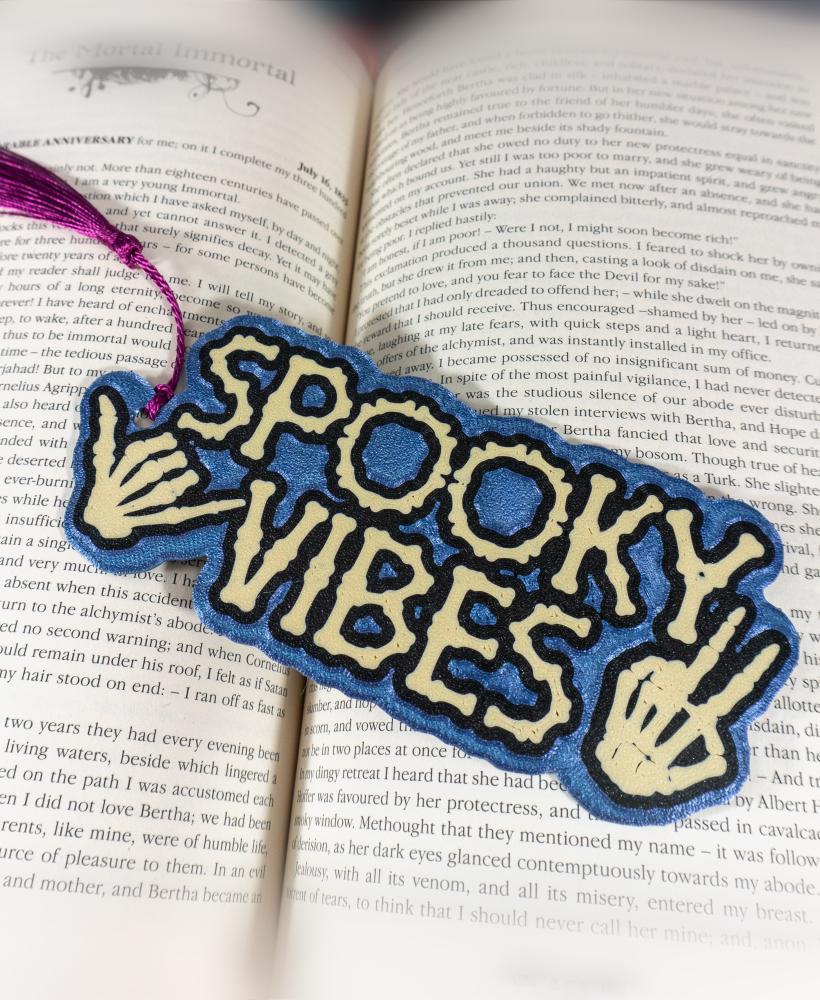 Spooky Vibes Bookmark 3d model