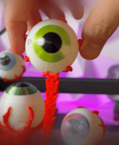 Ripped-Out Articulated Eyeballs 3d model